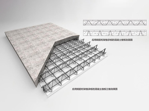 鋼筋桁架樓層板三維